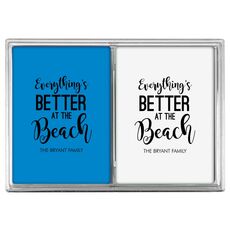 Better at the Beach Double Deck Playing Cards