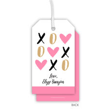 Hugs and Kisses Vertical Hanging Gift Tags
