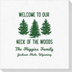 Welcome To Our Neck Of The Woods Deville Napkins