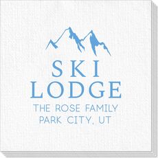 Mountain Ski Lodge Deville Napkins