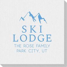 Mountain Ski Lodge Linen Like Napkins