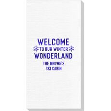 Welcome To Our Winter Wonderland Deville Guest Towels