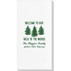 Welcome To Our Neck Of The Woods Deville Guest Towels