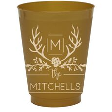 Family Antlers Colored Shatterproof Cups