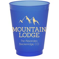 Mountain Lodge Colored Shatterproof Cups