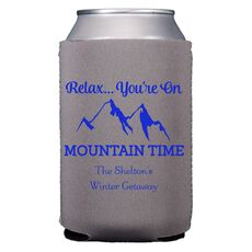 Relax You're On Mountain Time Collapsible Huggers