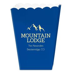 Mountain Lodge Mini Popcorn Boxes