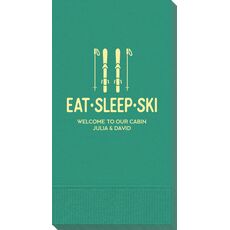 Eat Sleep Ski Guest Towels