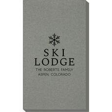 Snowflake Ski Lodge Linen Like Guest Towels