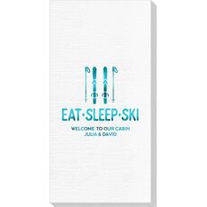 Eat Sleep Ski Deville Guest Towels