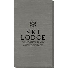 Snowflake Ski Lodge Bamboo Luxe Guest Towels