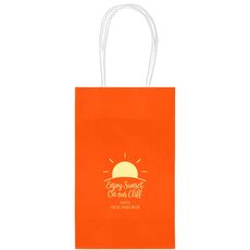 Enjoy Sunset on our Cliff Medium Twisted Handled Bags