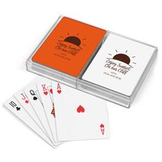 Enjoy Sunset on our Cliff Double Deck Playing Cards