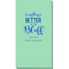 Everything's Better at the Bluff Guest Towels
