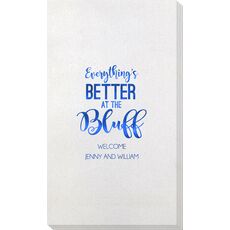 Everything's Better at the Bluff Bamboo Luxe Guest Towels