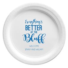 Everything's Better at the Bluff Paper Plates
