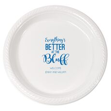 Everything's Better at the Bluff Plastic Plates