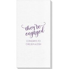 They're Engaged Deville Guest Towels