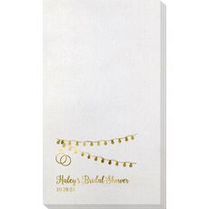 Wedding String Lights Bamboo Luxe Guest Towels