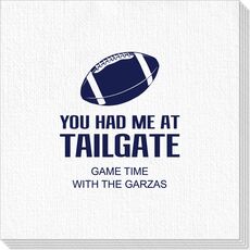You Had Me At Tailgate Deville Napkins