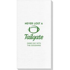 Never Lost A Tailgate Deville Guest Towels