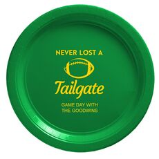 Never Lost A Tailgate Paper Plates