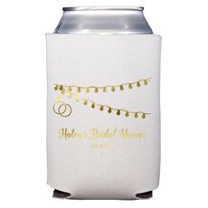 Wedding String Lights Collapsible Koozies