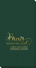 Brews Before The I Dos Guest Towels