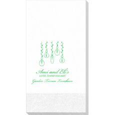 Hanging Vine Lights Guest Towels