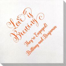 Love is Brewing Bamboo Luxe Napkins