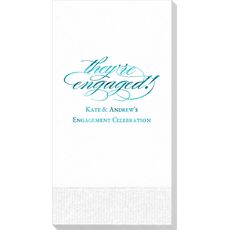 Script They're Engaged Guest Towels