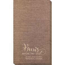 Brews Before The I Dos Bamboo Luxe Guest Towels