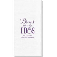 Brews Before The I Dos with Rings Deville Guest Towels