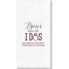 Brews Before The I Dos with Rings Deville Guest Towels