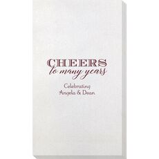 Cheers To Many Years Bamboo Luxe Guest Towels