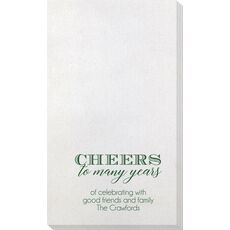 Cheers To Many Years Bamboo Luxe Guest Towels