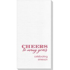 Cheers To Many Years Deville Guest Towels