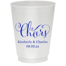 Curly Cheers Colored Shatterproof Cups