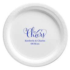 Curly Cheers Paper Plates