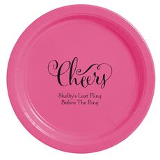 Curly Cheers Paper Plates