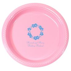 Hawaiian Lei Plastic Plates