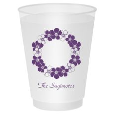 Hawaiian Lei Shatterproof Cups