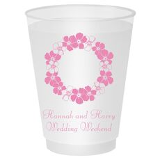 Hawaiian Lei Shatterproof Cups