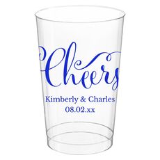 Curly Cheers Clear Plastic Cups