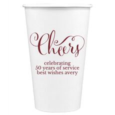 Curly Cheers Paper Coffee Cups