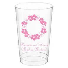 Hawaiian Lei Clear Plastic Cups