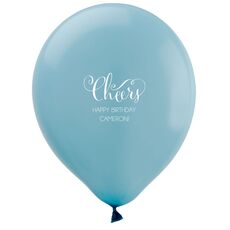 Curly Cheers Latex Balloons