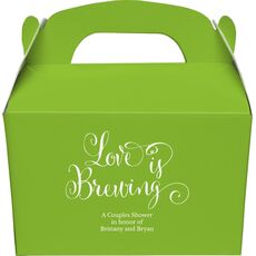 Love is Brewing Gable Favor Boxes