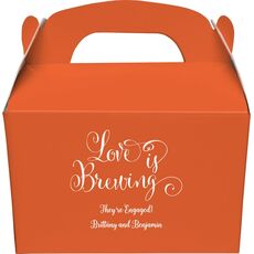 Love is Brewing Gable Favor Boxes