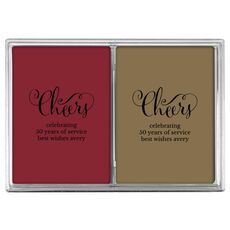 Curly Cheers Double Deck Playing Cards